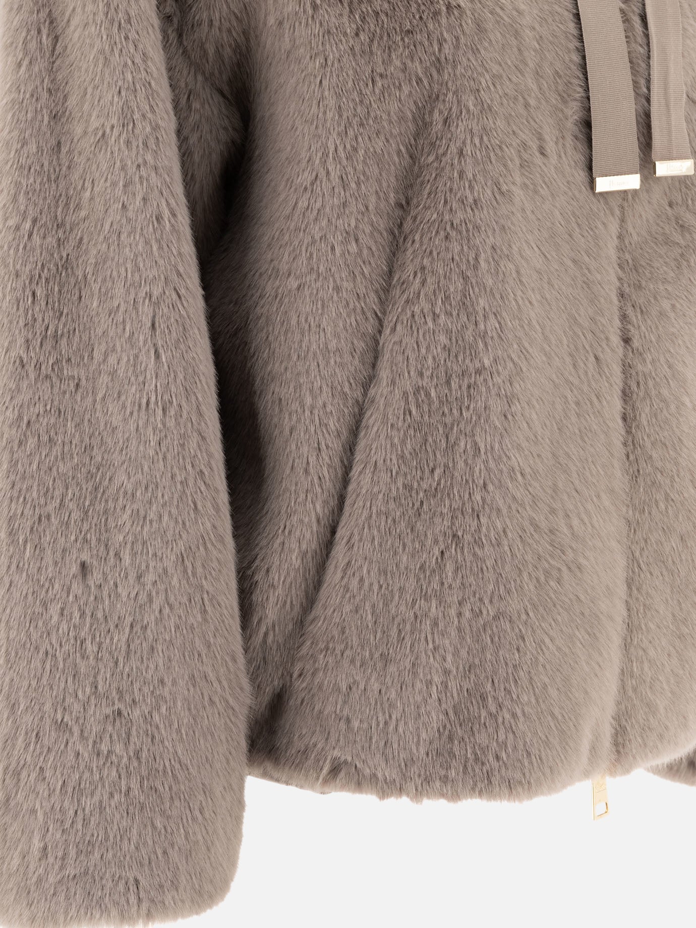 Short coats Solid colour  Grey - Herno Women | PDP | VIETTI Online Store | Zoom-Modal_4
