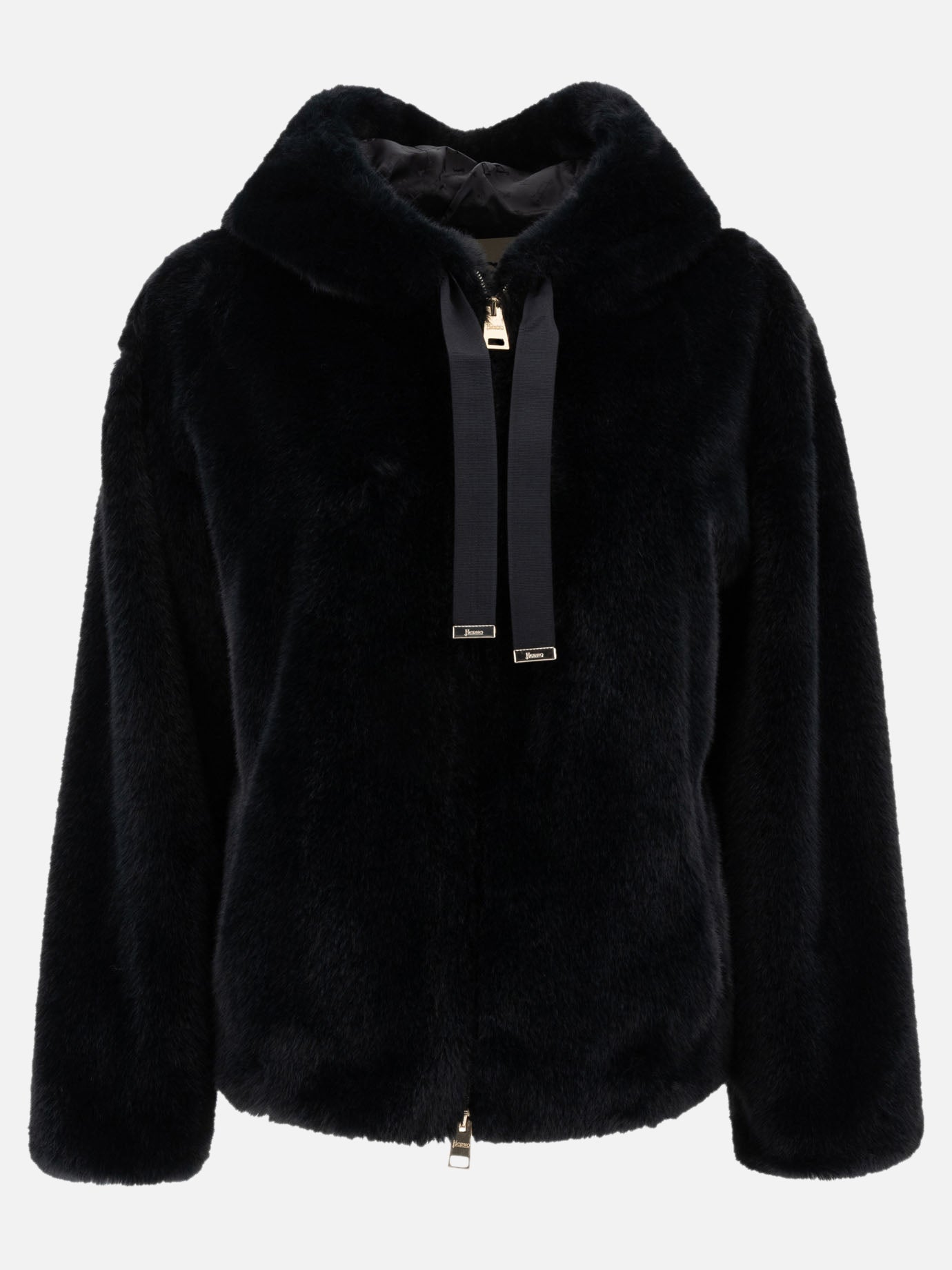 Short coats Solid colour  Black - Herno Women | PDP | VIETTI Online Store | thumbnail