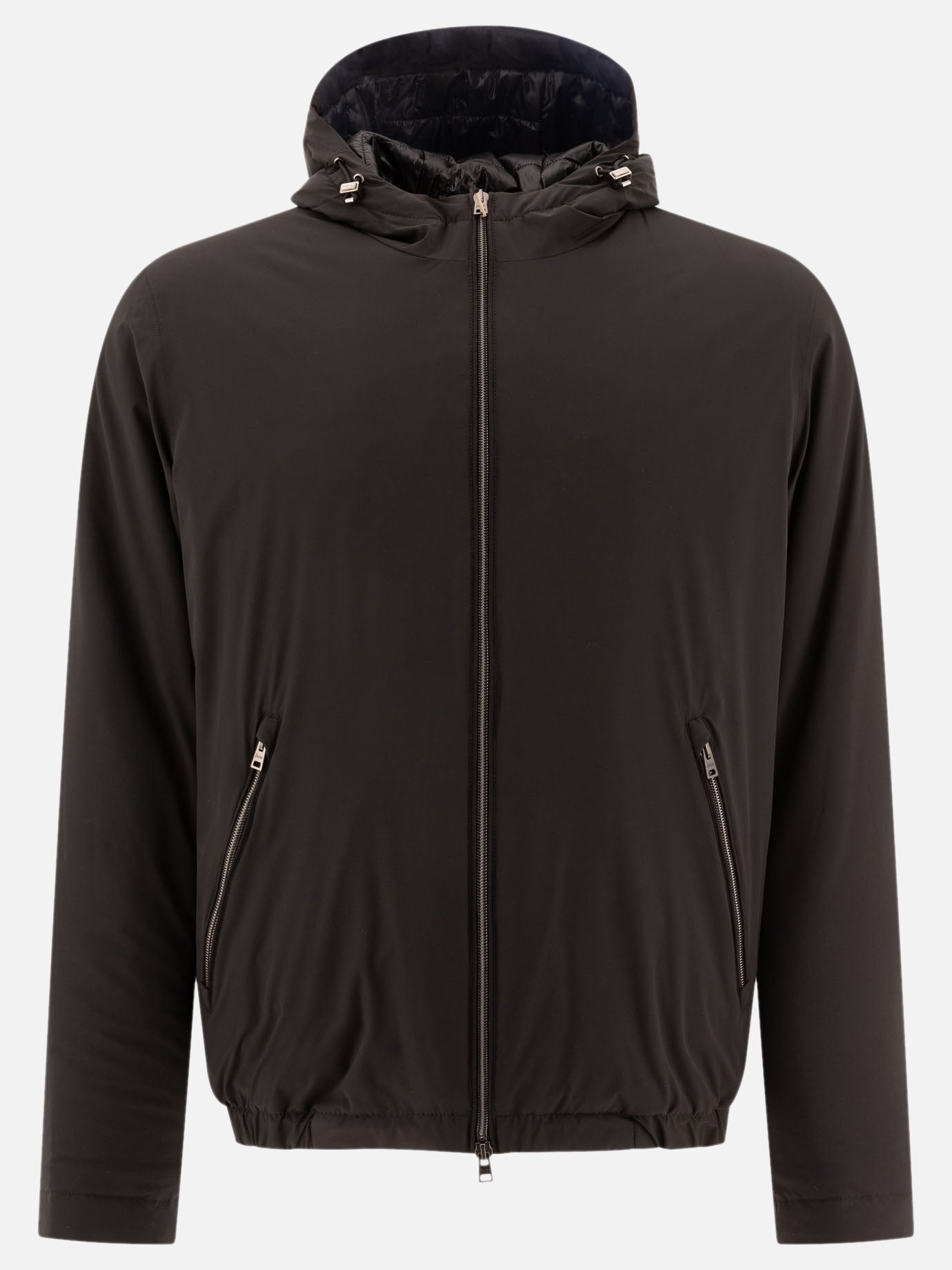 Bomber jackets Solid colour  Black - Herno Men | PDP | VIETTI Online Store | Zoom-Modal
