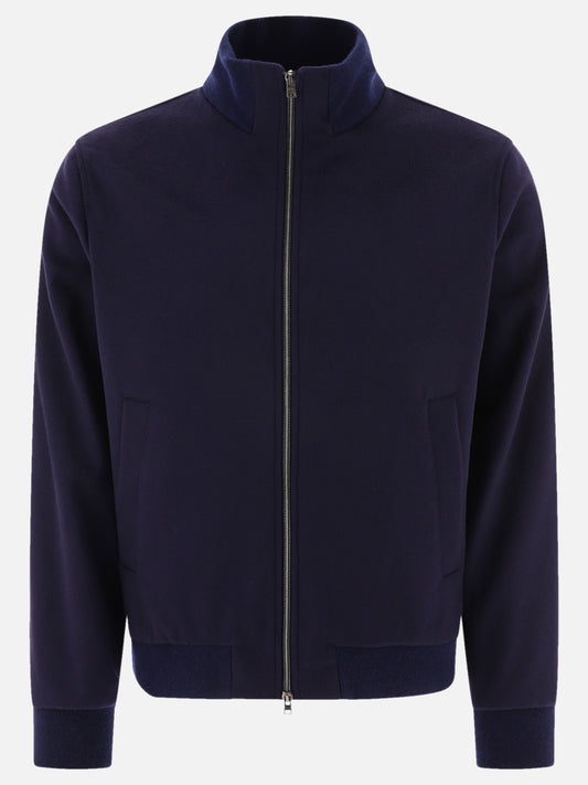Bomber jackets Solid colour  Blue - Herno Men | PLP | VIETTI Online Store 
