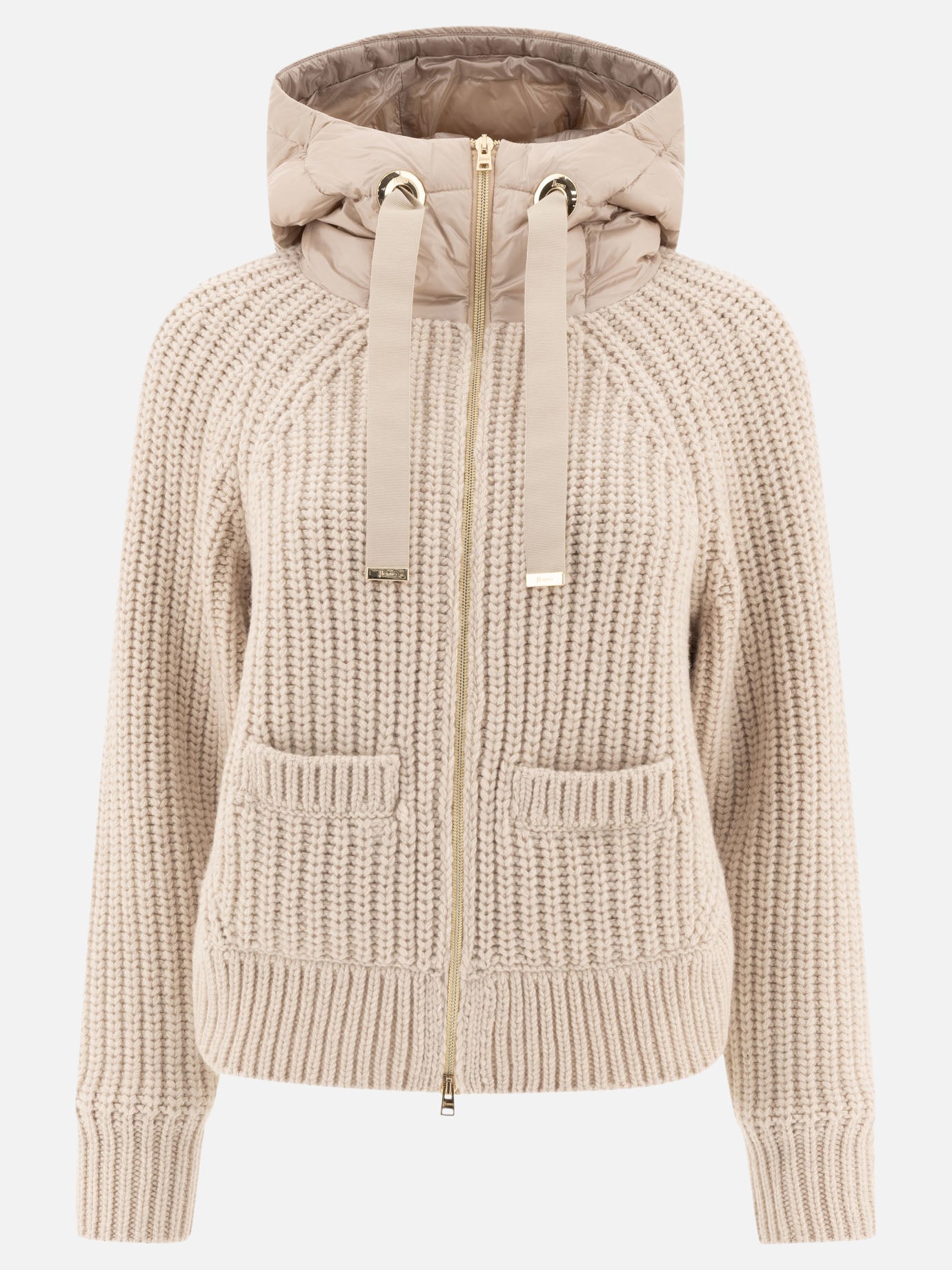 Down jackets Solid colour  Beige - Herno Women | PDP | VIETTI Online Store | thumbnail