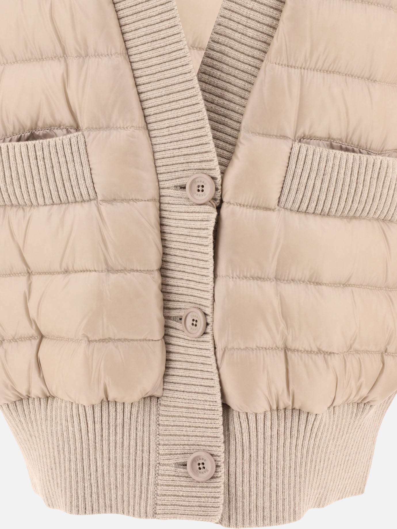 Down jackets Solid colour  Beige - Herno Women | PDP | VIETTI Online Store | thumbnail_3