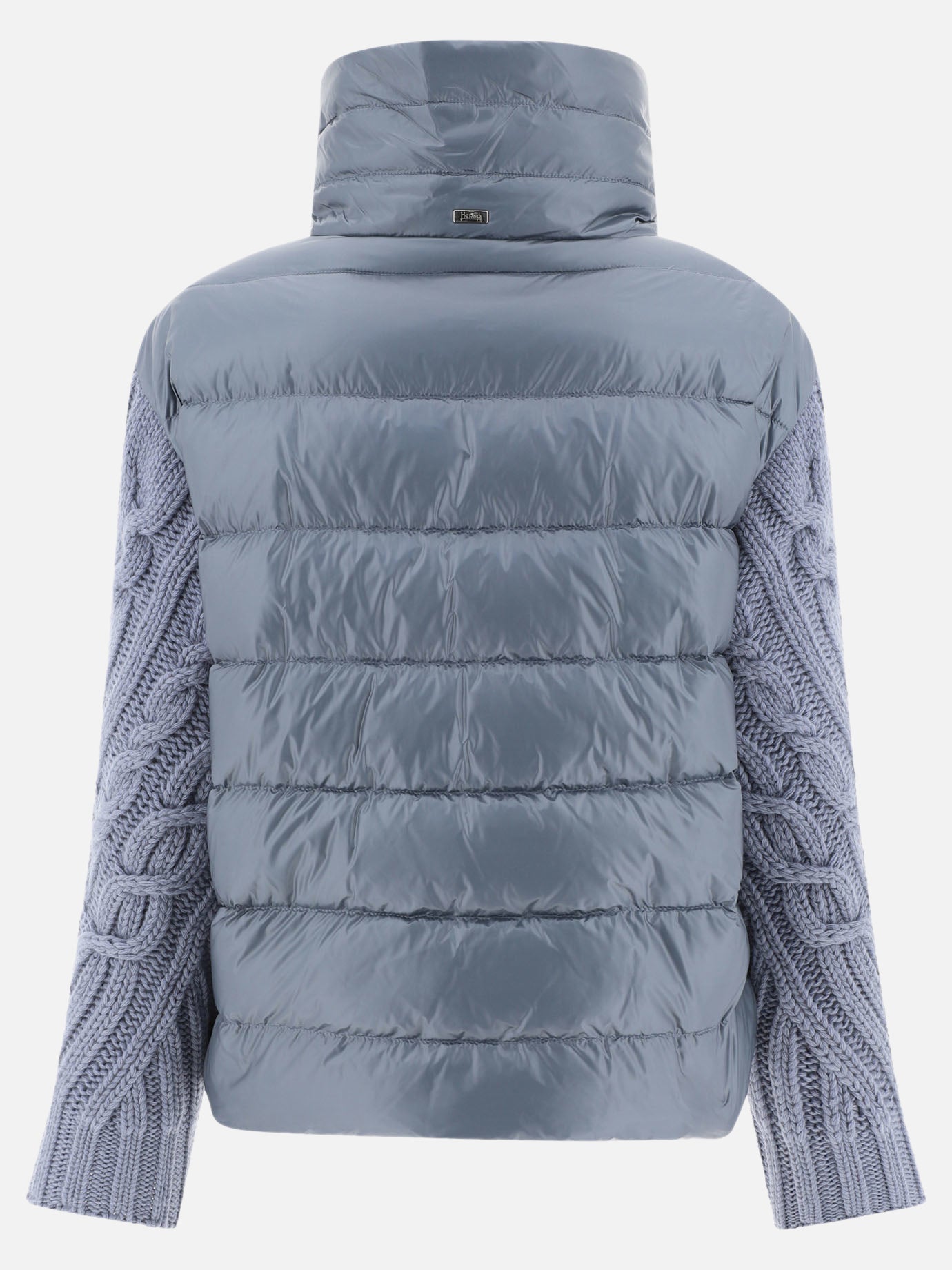 Down jackets Solid colour  Light blue - Herno Women | PDP | VIETTI Online Store | Zoom-Modal_2
