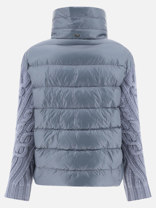 Down jackets Solid colour  Light blue - Herno Women | PLP | VIETTI Online Store | 2

