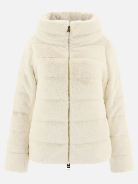 Down jackets Solid colour  White - Herno Women | PLP | VIETTI Online Store 
