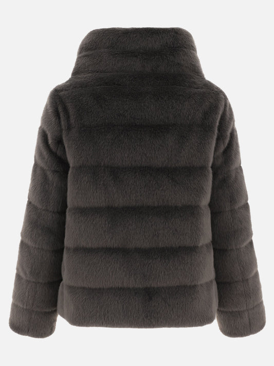 Down jackets Solid colour  Grey - Herno Women | PLP | VIETTI Online Store | 2
