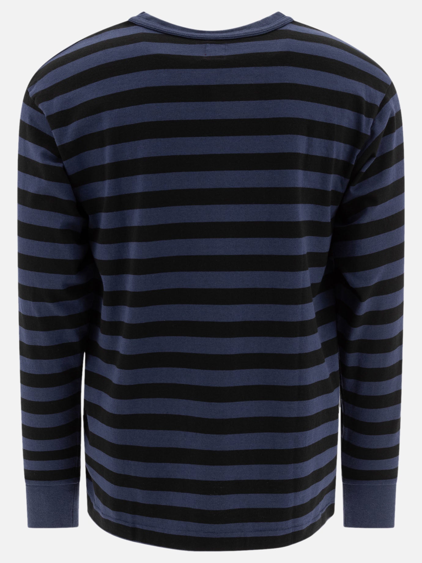 Human Made Striped t-shirt with logo patch Blue