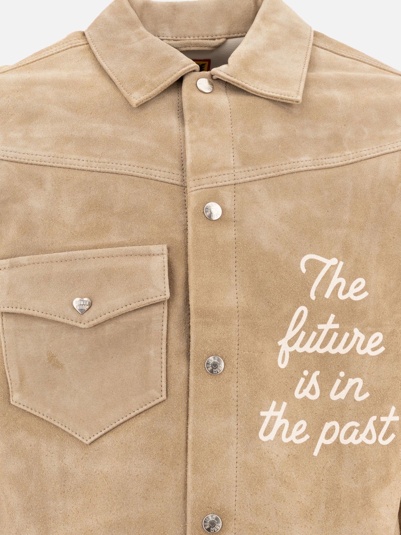 Giacche in pelle Logo  Beige - Human Made Uomo | PDP | VIETTI Online Store | Zoom-Modal_3

