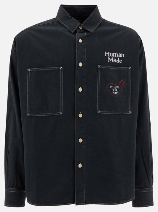 Human Made "Stitch Work" shirt Black