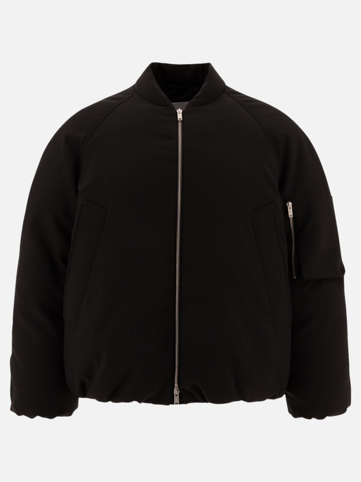 Bomber jackets Solid colour  Black - Jil Sander Men | PDP | VIETTI Online Store | Zoom-Modal
