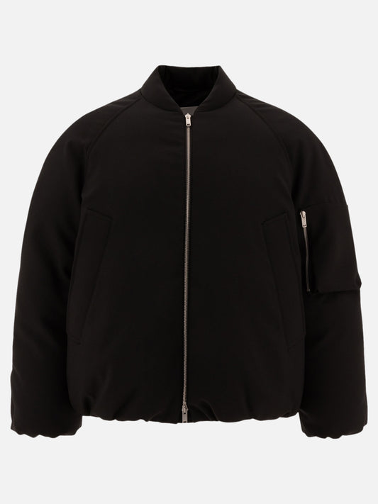 Bomber jackets Solid colour  Black - Jil Sander Men | PLP | VIETTI Online Store 
