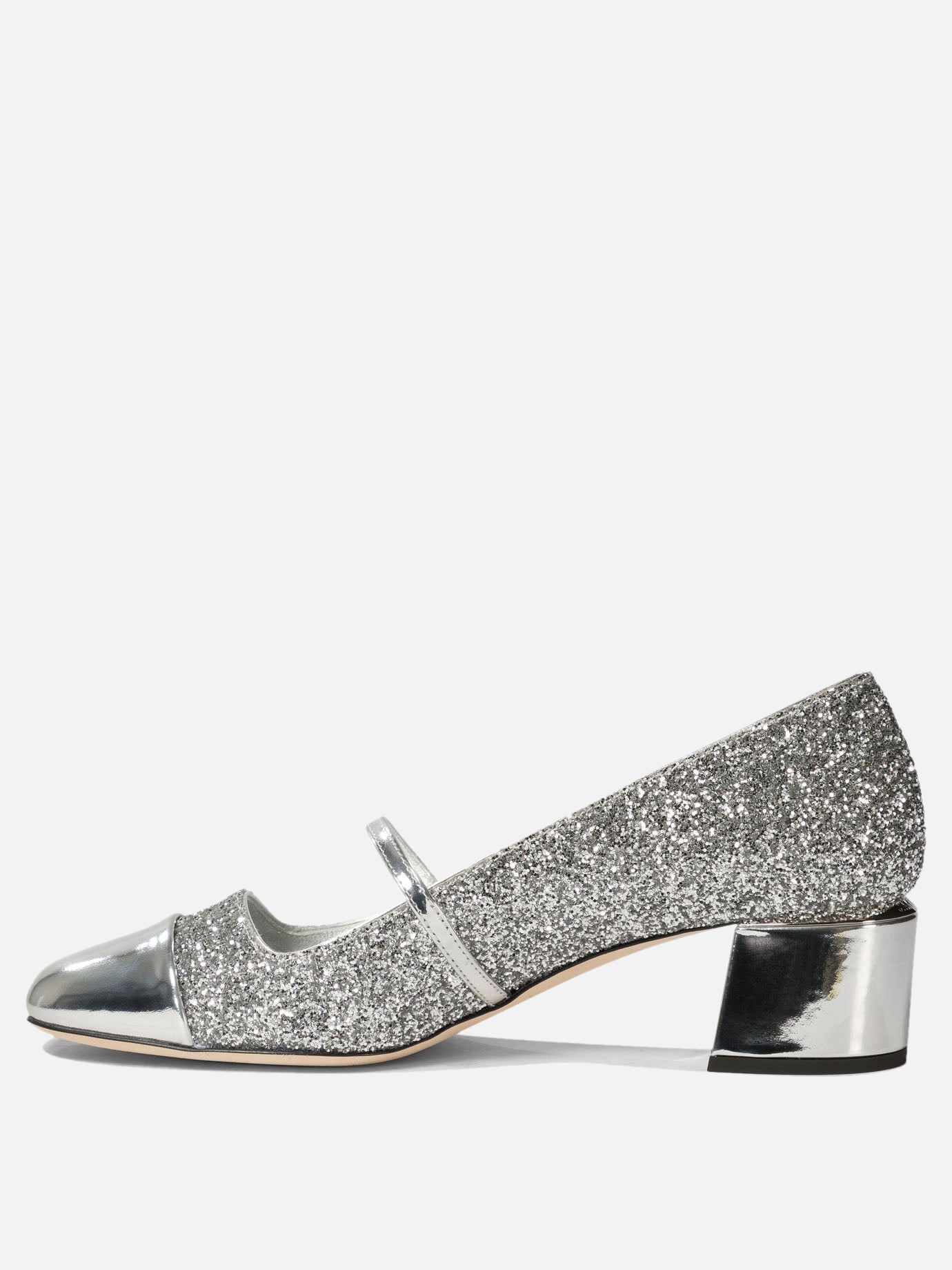 "Elisa 45" glittered pumps