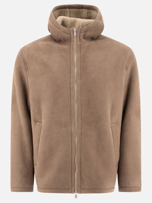 Leather jackets Solid colour  Beige - Lardini Men | PLP | VIETTI Online Store 
