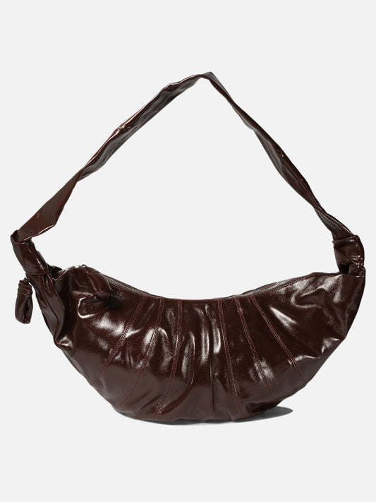 Lemaire "Large Croissant" shoulder bag Bordeaux