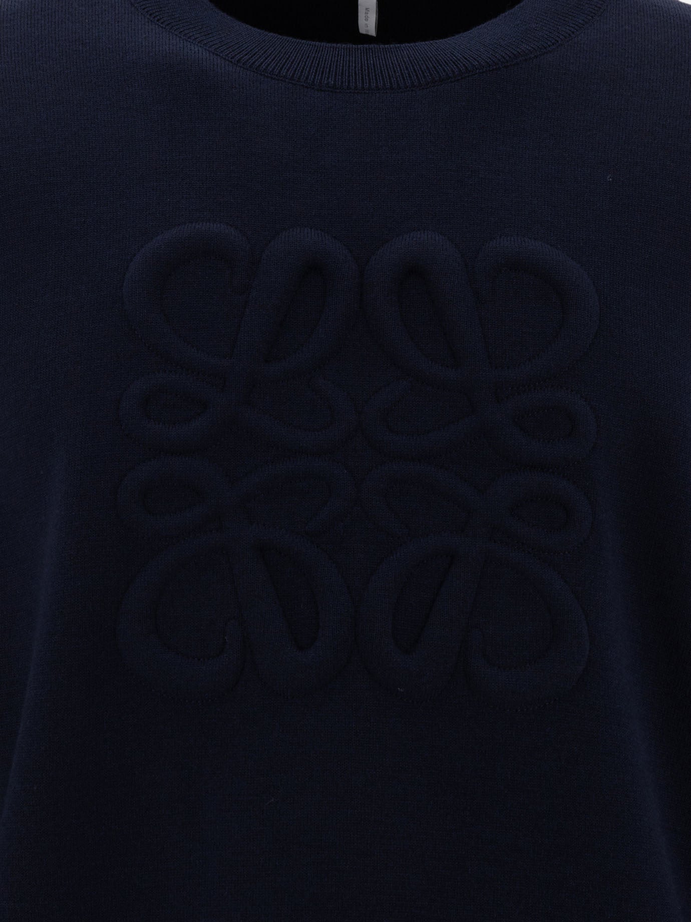 Loewe "Anagram" wool sweater Blue