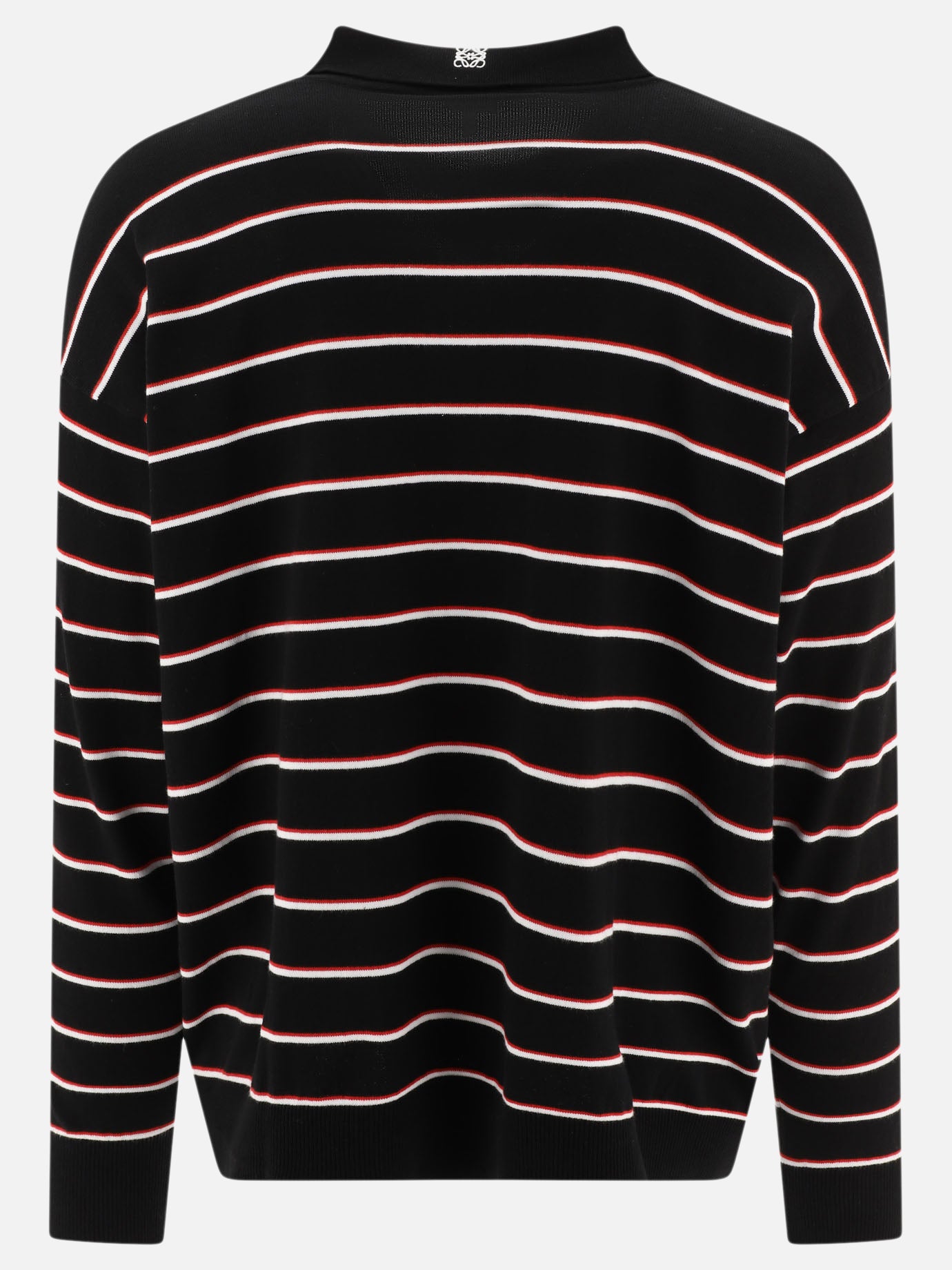 Striped polo with Anagram