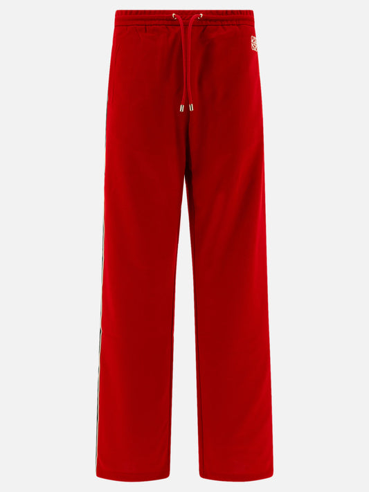 Loewe Tracksuit trousers in technical jersey Red