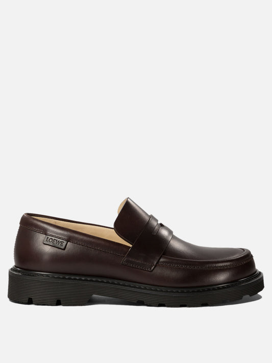 Loewe "Blaze" loafer in calfskin Brown