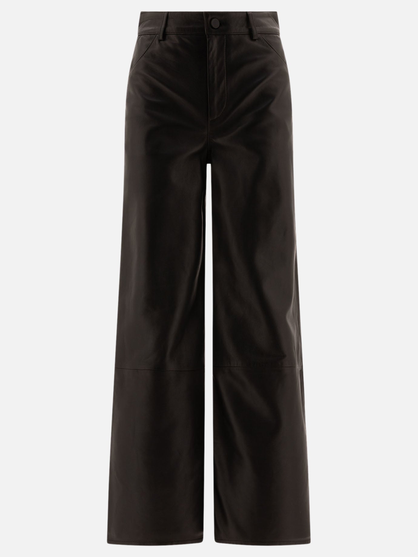 Loulou Studio "Figari" leather trousers Black