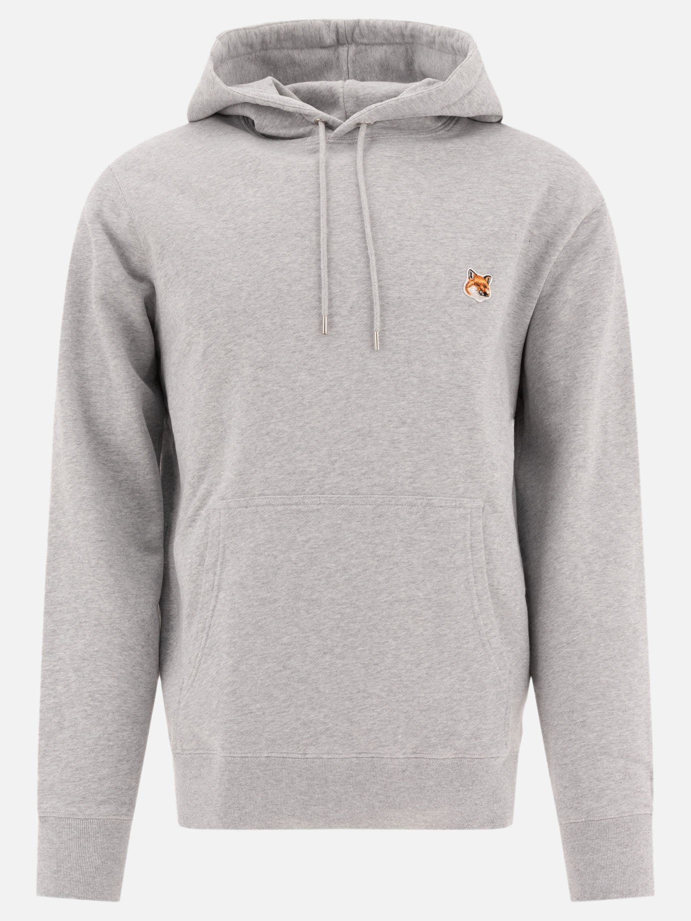 Maison Kitsuné "Fox Head" hoodie Grey