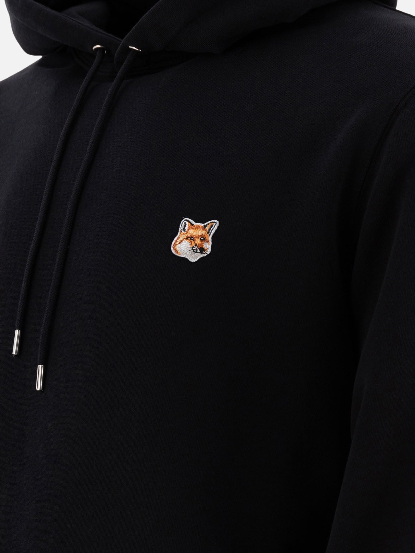 Maison Kitsuné "Fox Head" hoodie Black