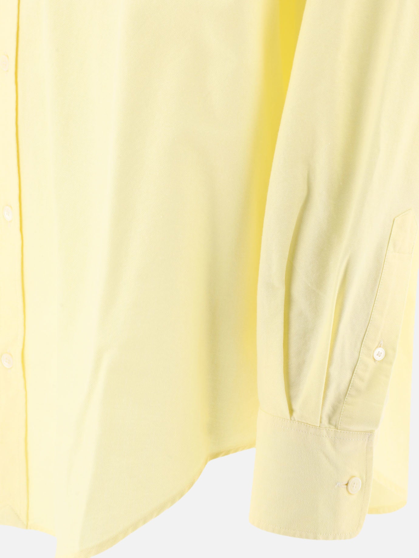 Maison Kitsuné "Contour Fox Head" shirt Yellow