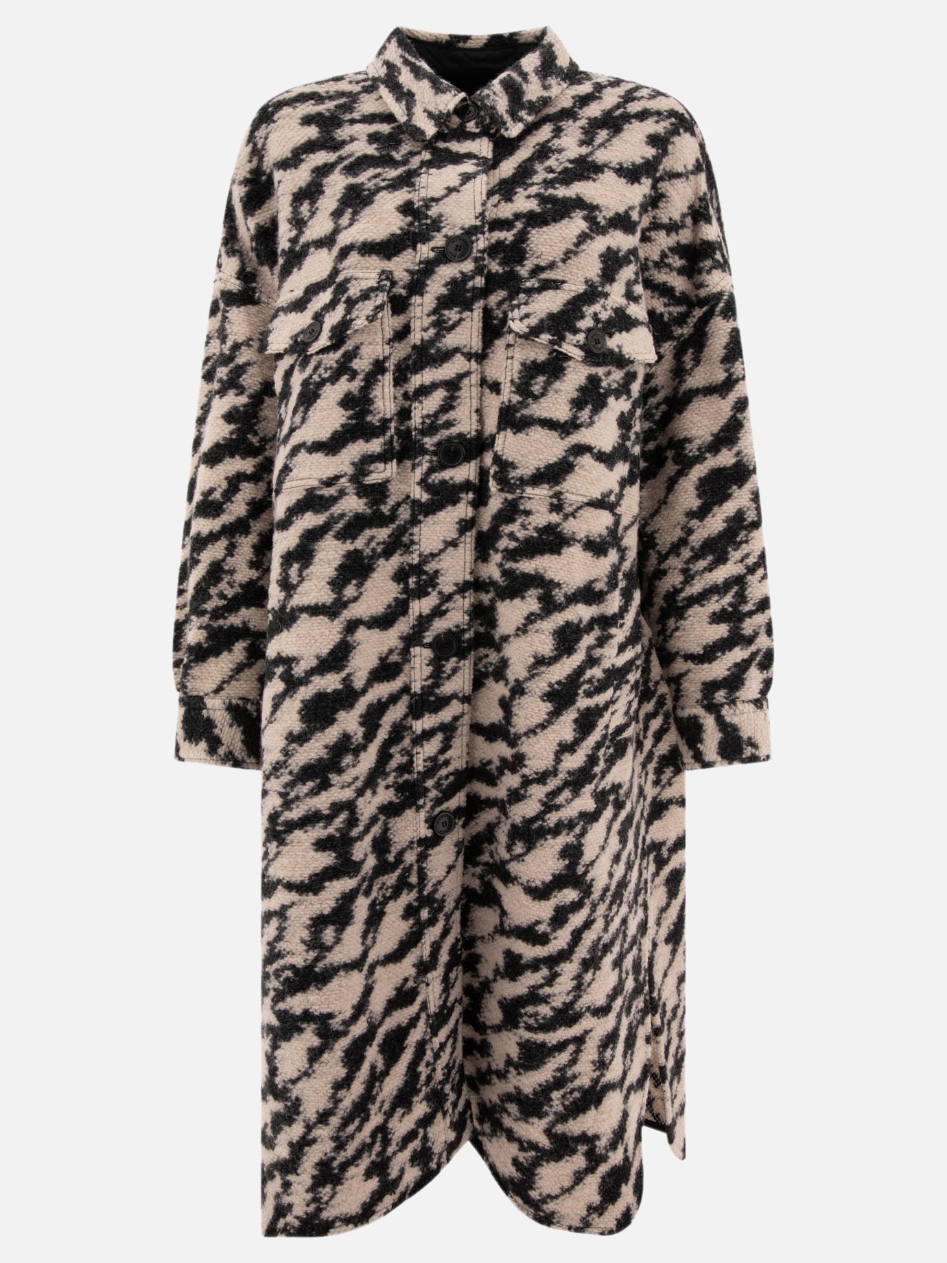 Long coats Print  Beige - Marant Étoile Women | PDP | VIETTI Online Store | thumbnail
