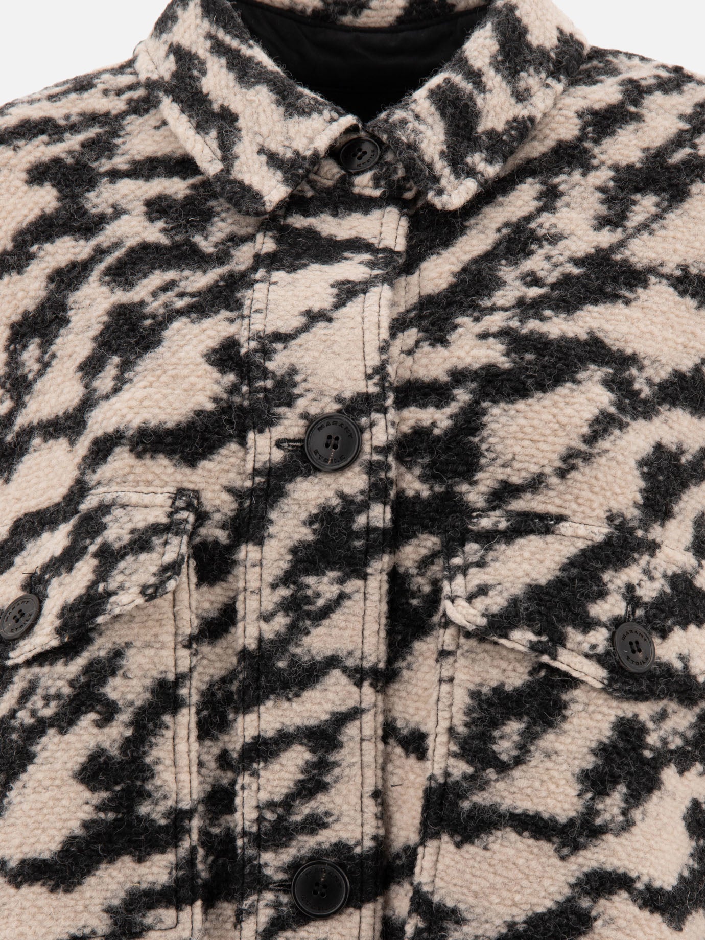 Long coats Print  Beige - Marant Étoile Women | PDP | VIETTI Online Store | thumbnail_3