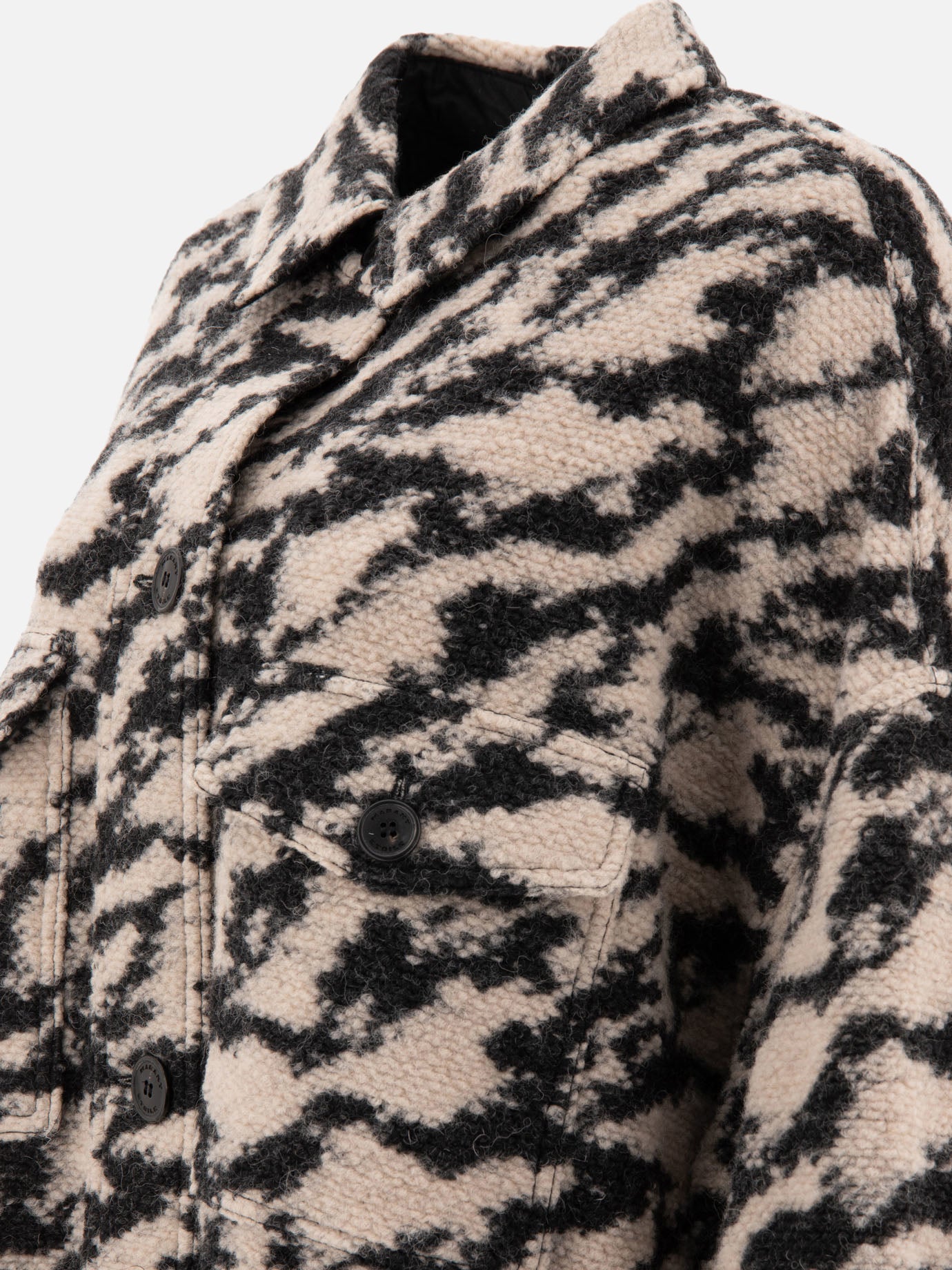 Long coats Print  Beige - Marant Étoile Women | PDP | VIETTI Online Store | thumbnail_4