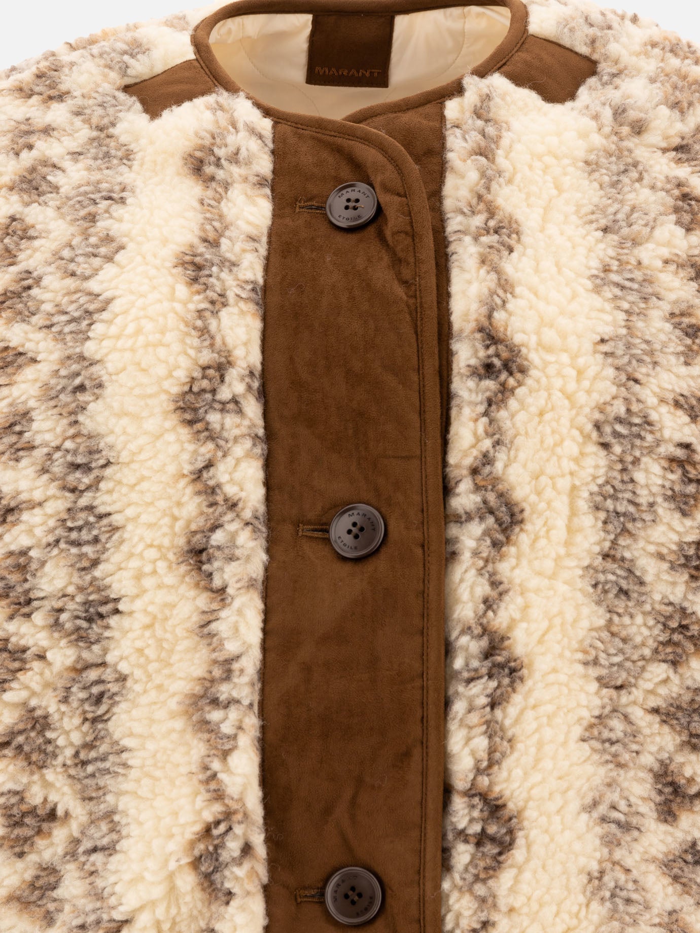 Quilted & Utility Jackets Solid colour  Beige - Marant Étoile Women | PDP | VIETTI Online Store | thumbnail_5
