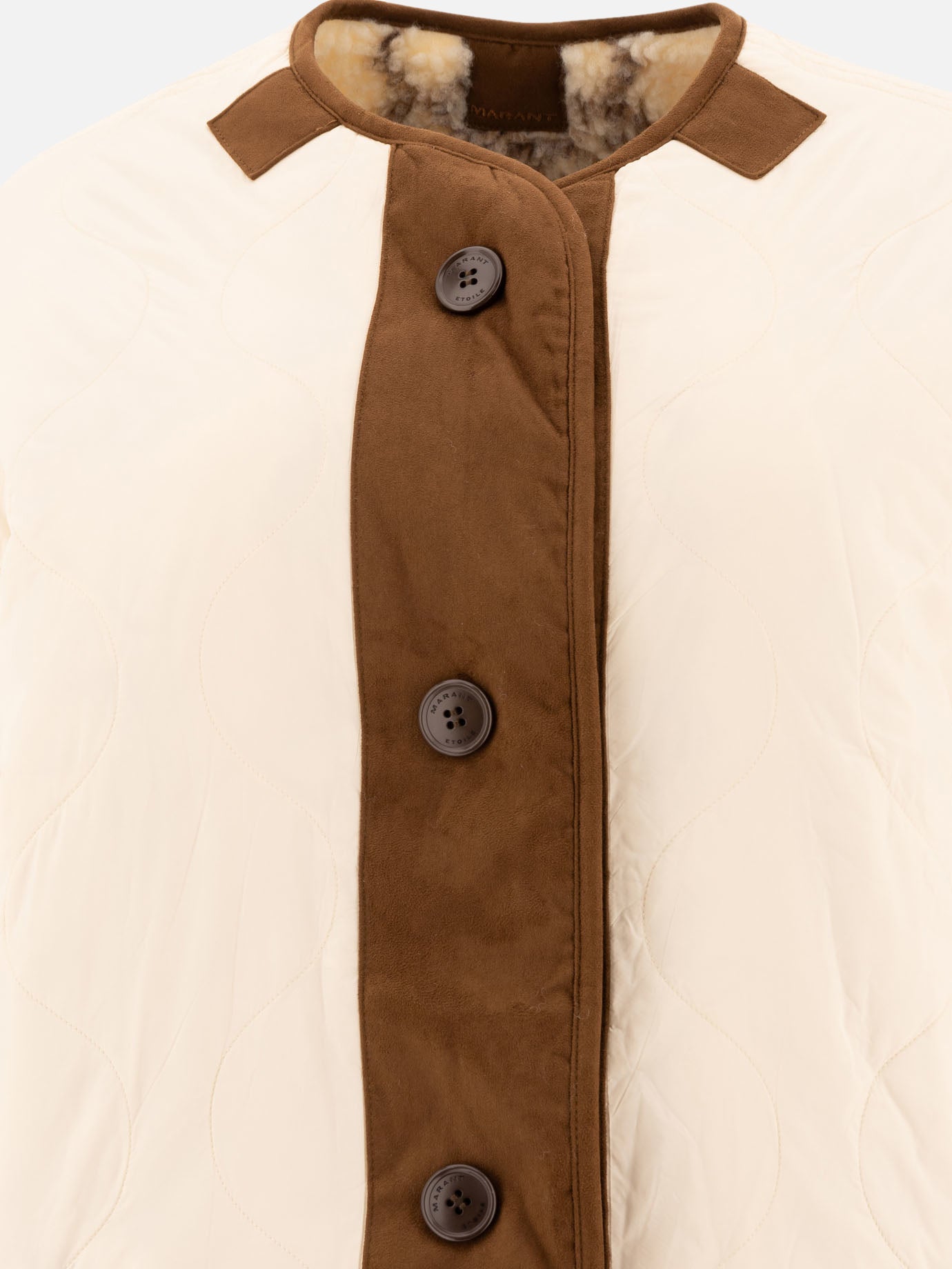 Quilted & Utility Jackets Solid colour  Beige - Marant Étoile Women | PDP | VIETTI Online Store | thumbnail_6