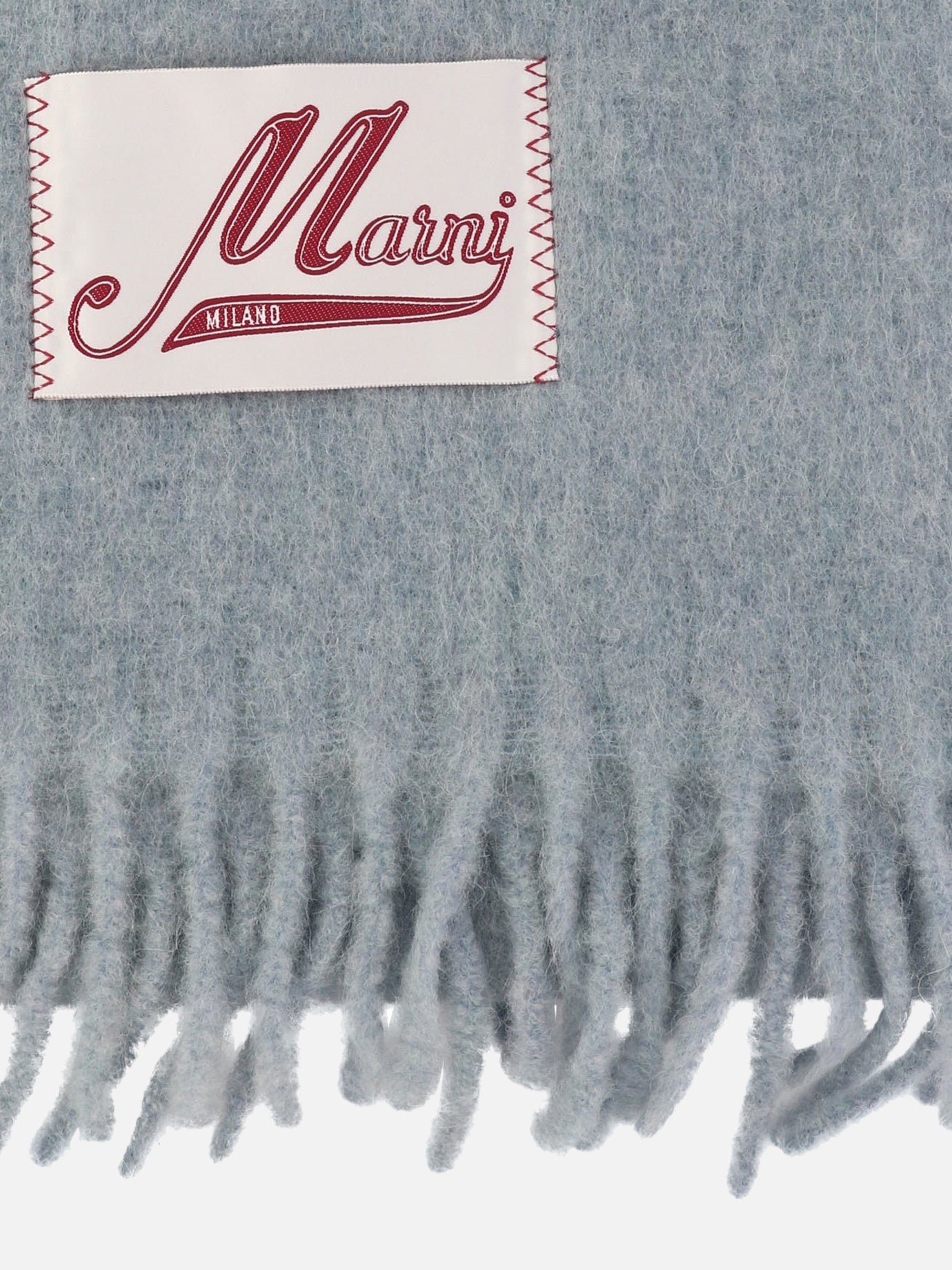 Marni Alpaca scarf Light blue