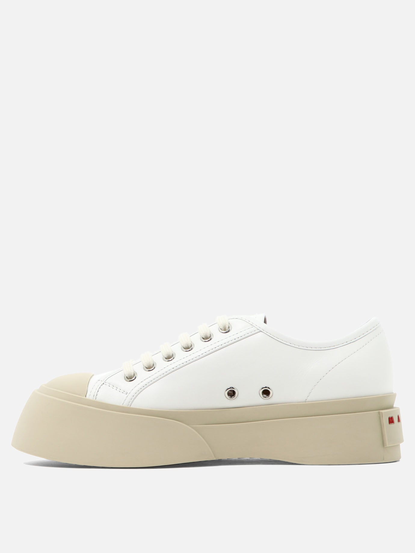 Low top sneakers 100% leather - 100% rubber  White - Marni Women | PDP | VIETTI Online Store | Zoom-Modal_3
