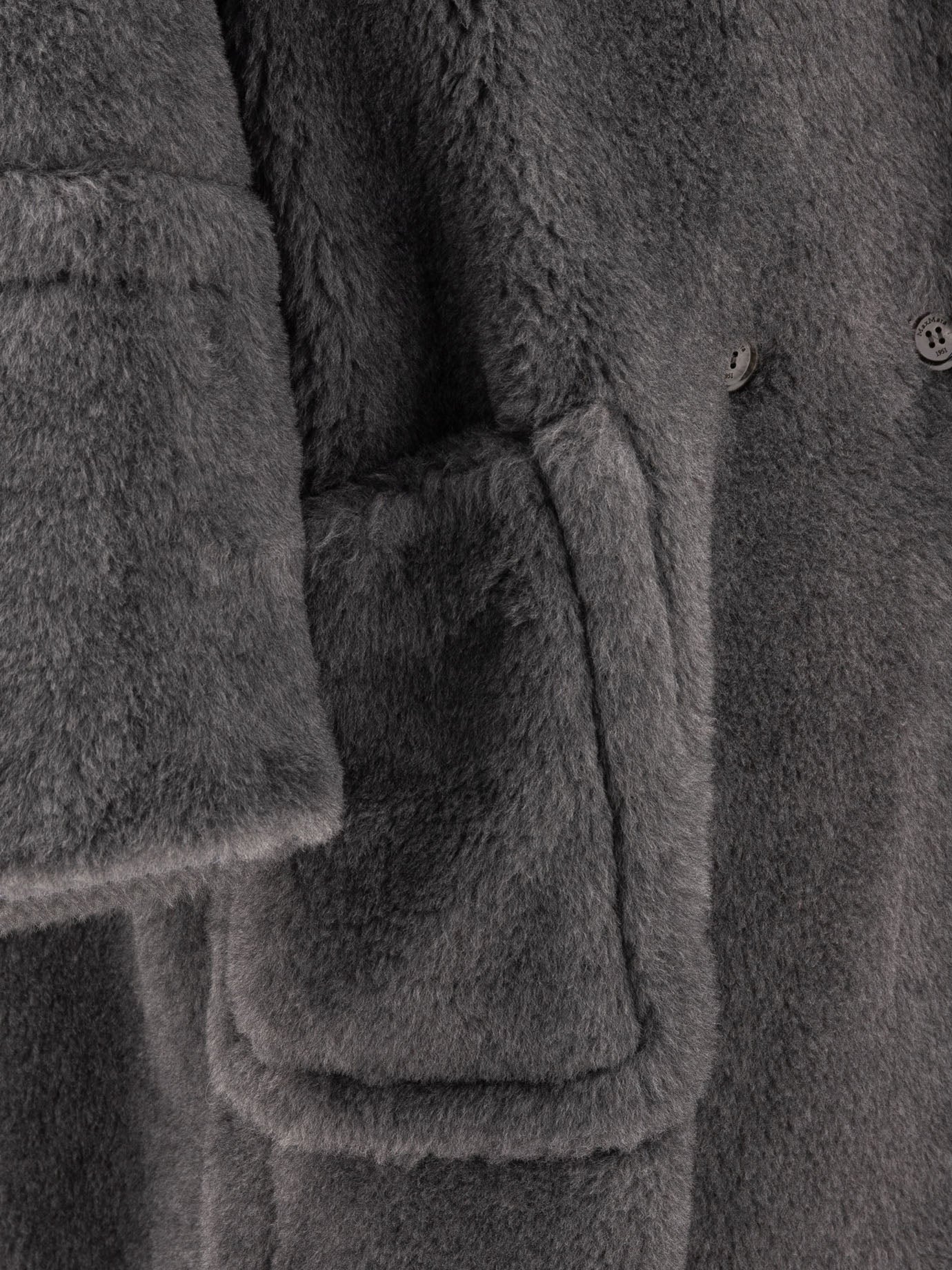 Long coats Solid colour  Grey - Max Mara Women | PDP | VIETTI Online Store | Zoom-Modal_4
