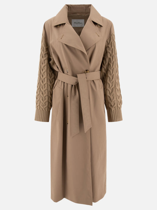 Raincoats & Trench coats Solid colour  Beige - Max Mara Women | PLP | VIETTI Online Store 
