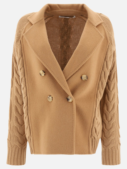 Short coats Solid colour  Beige - Max Mara Women | PLP | VIETTI Online Store 
