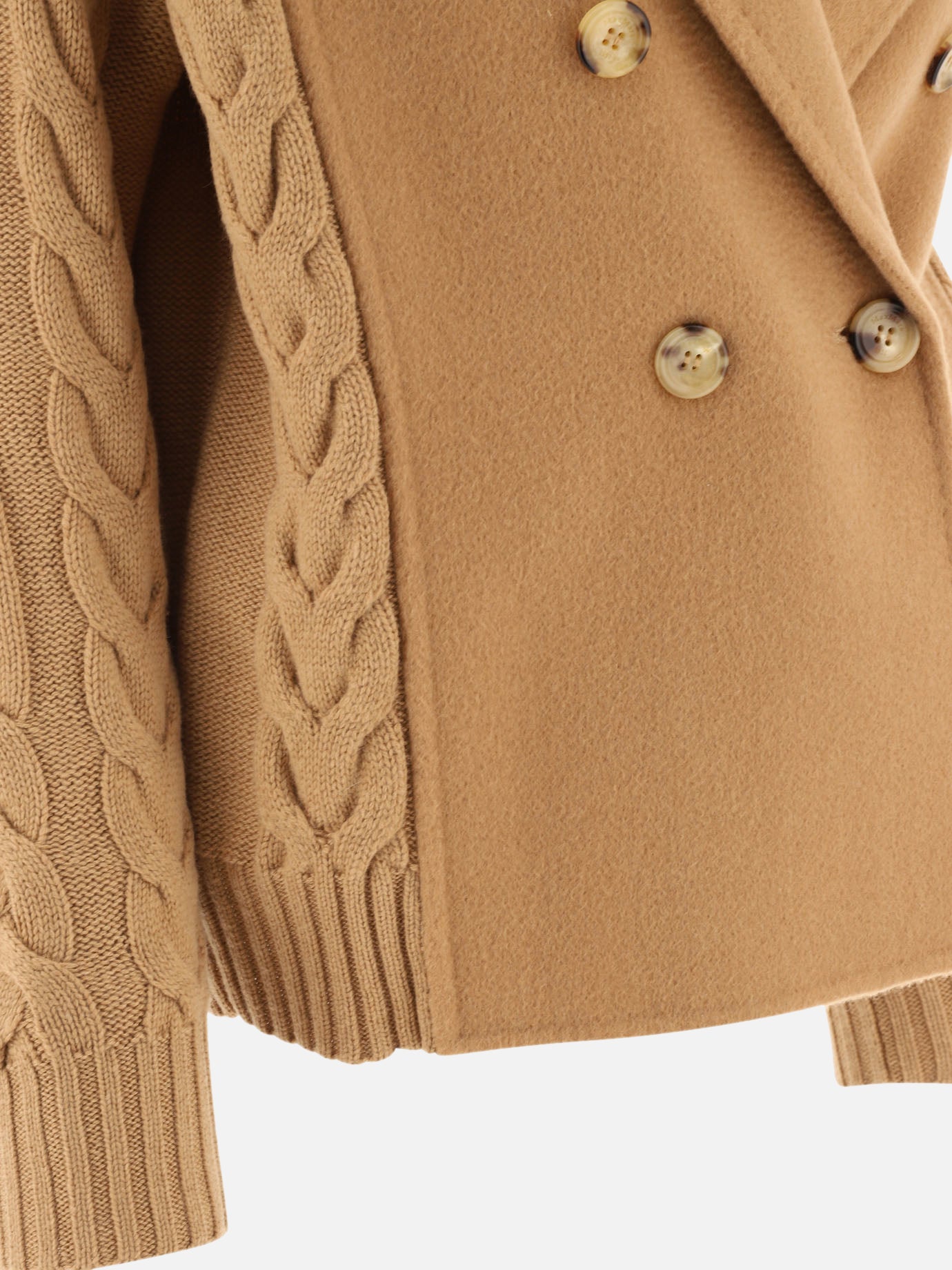 Short coats Solid colour  Beige - Max Mara Women | PDP | VIETTI Online Store | Zoom-Modal_4
