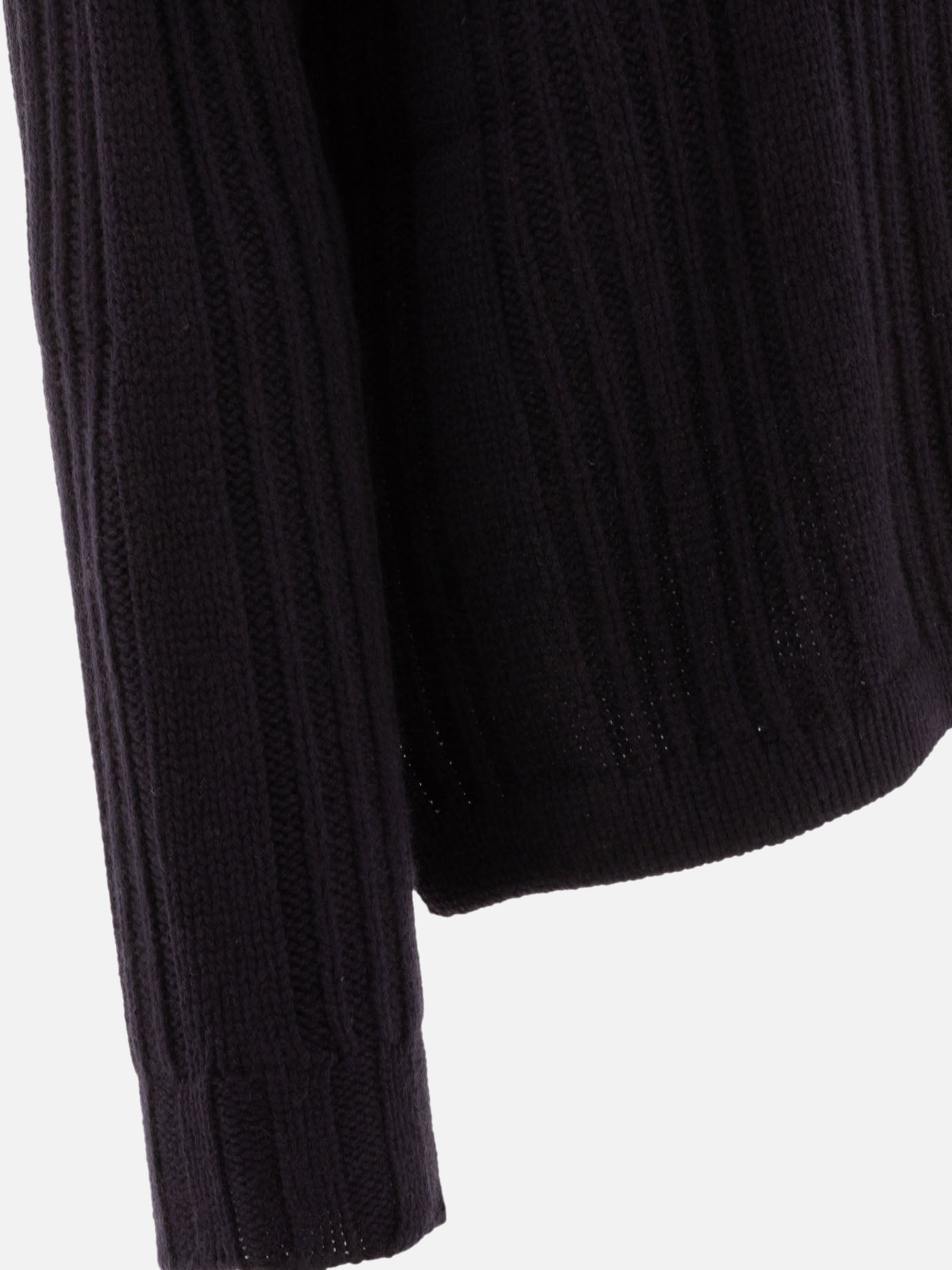 Max Mara Wool and cashmere turtleneck sweater Blue