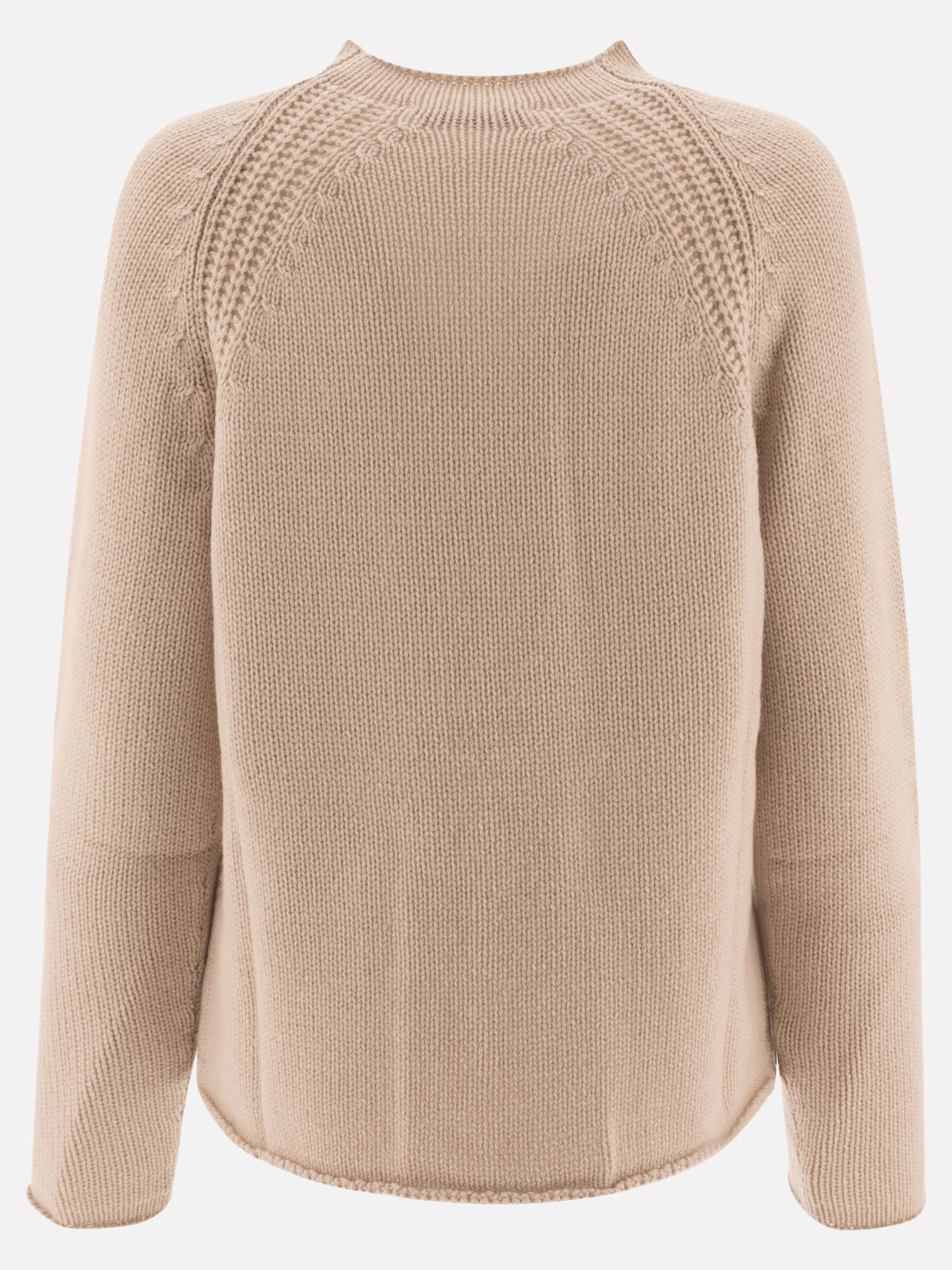 Max Mara "Pico" cashmere yarn sweater Beige