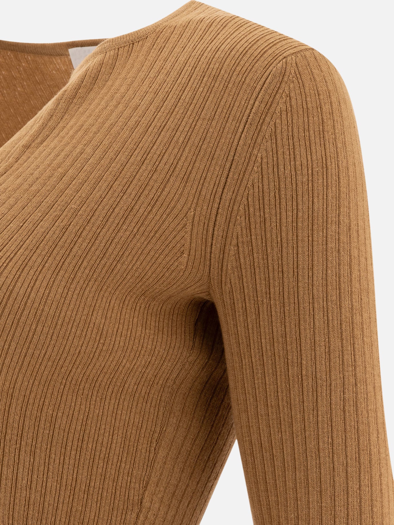 Max Mara "Urlo" cashmere and silk sweater Beige