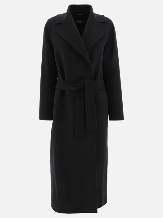 Long coats Solid colour  Black - Max Mara S Women | PLP | VIETTI Online Store 
