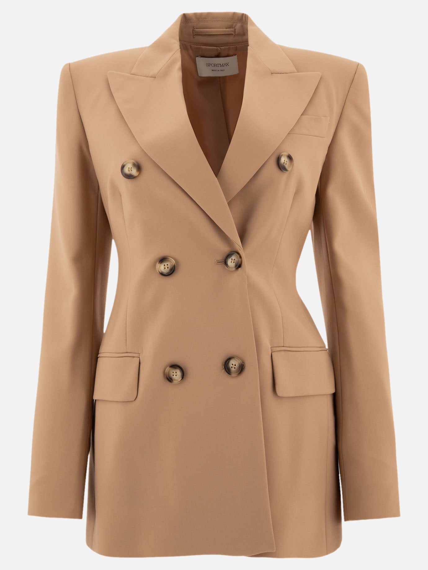 Blazers Solid colour  Beige - Max Mara Sportmax Women | PDP | VIETTI Online Store | Zoom-Modal
