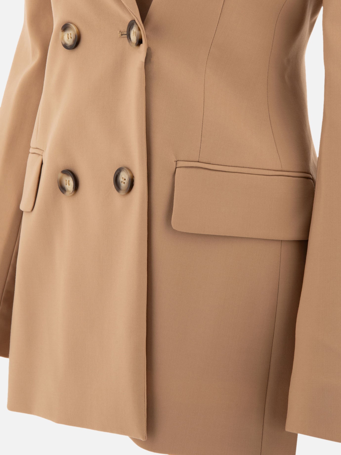 Blazers Solid colour  Beige - Max Mara Sportmax Women | PDP | VIETTI Online Store | thumbnail_4