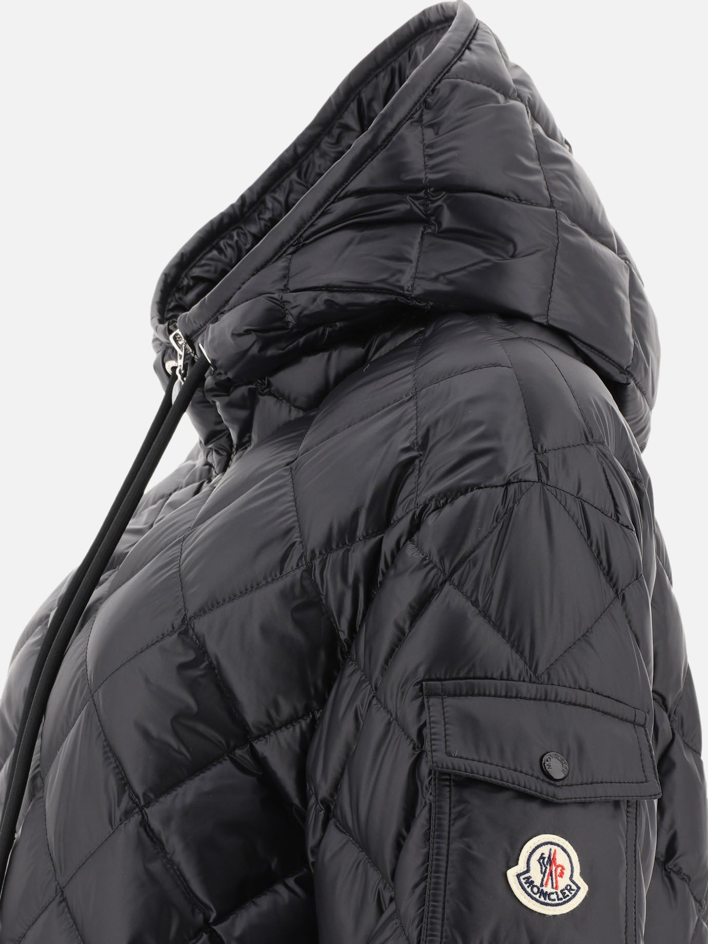 Down jackets Solid colour  Black - Moncler Women | PDP | VIETTI Online Store | thumbnail_4