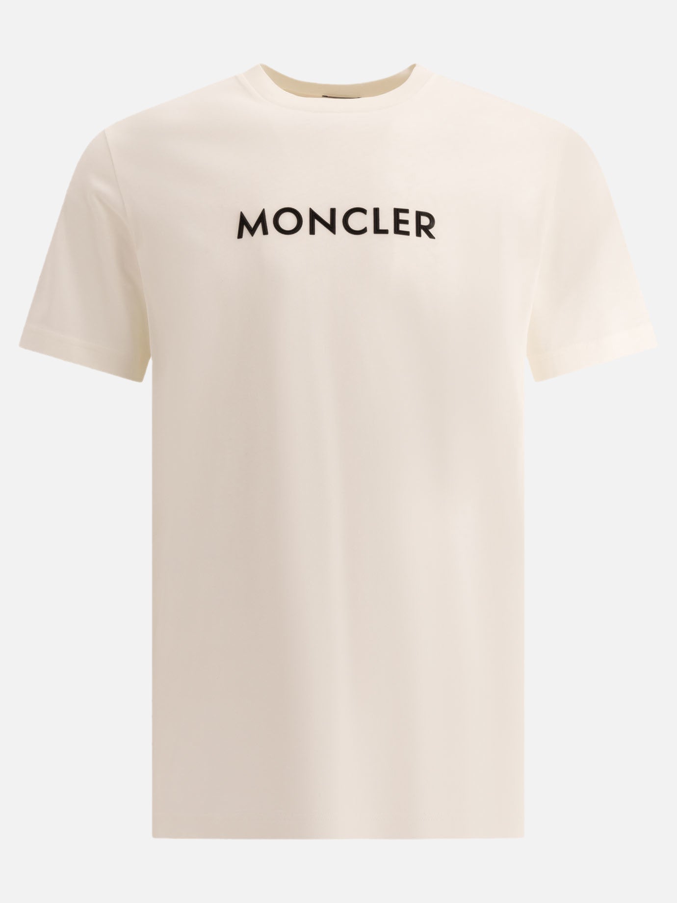 Moncler T-shirt with rubberised logo White