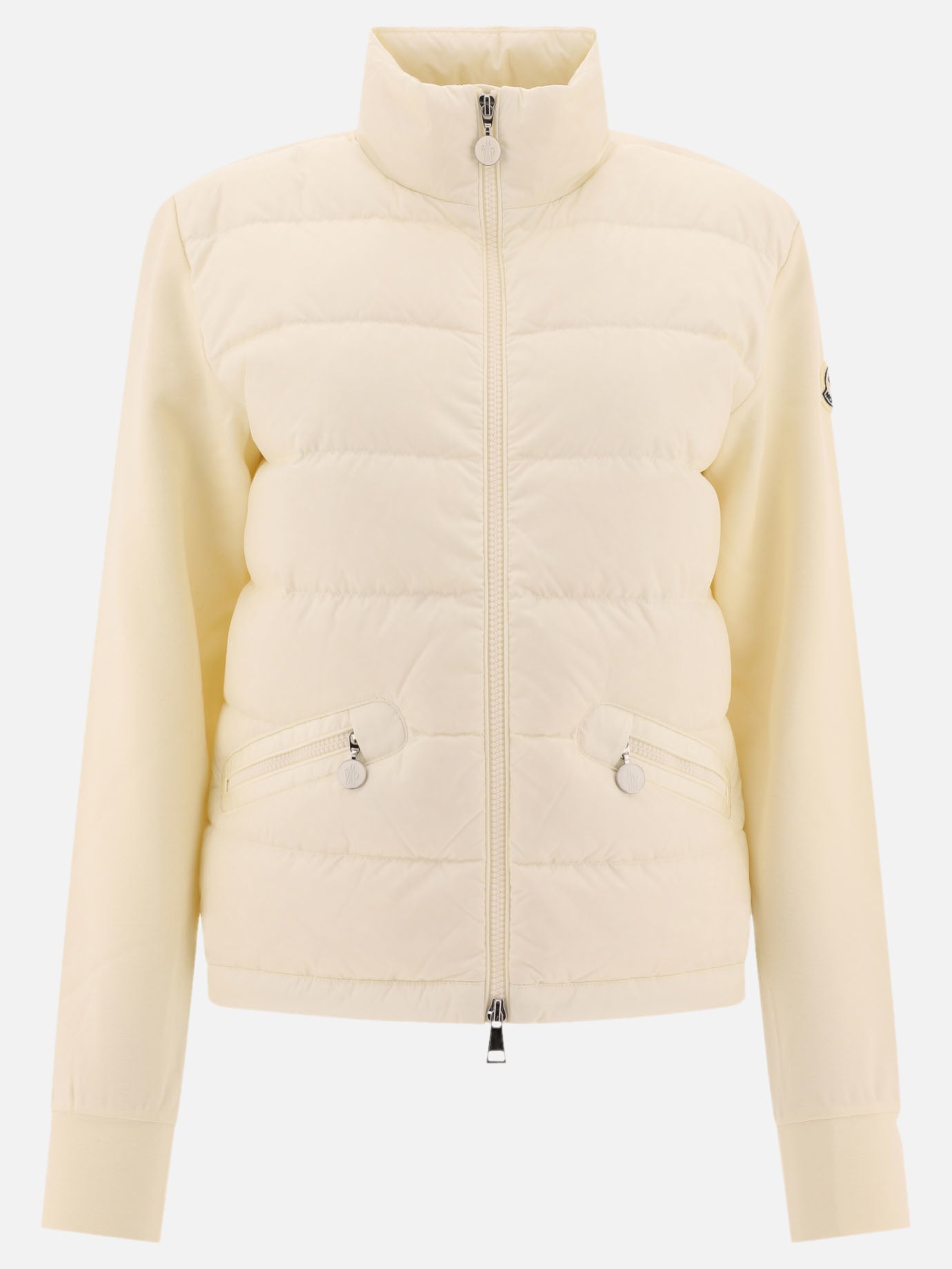 Down jackets Solid colour  White - Moncler Women | PDP | VIETTI Online Store | thumbnail