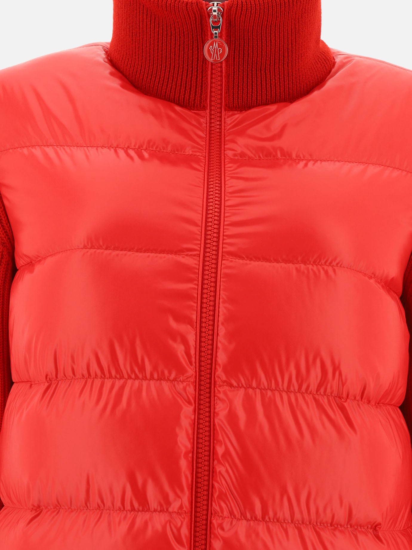 Down jackets Solid colour  Red - Moncler Women | PDP | VIETTI Online Store | thumbnail_3