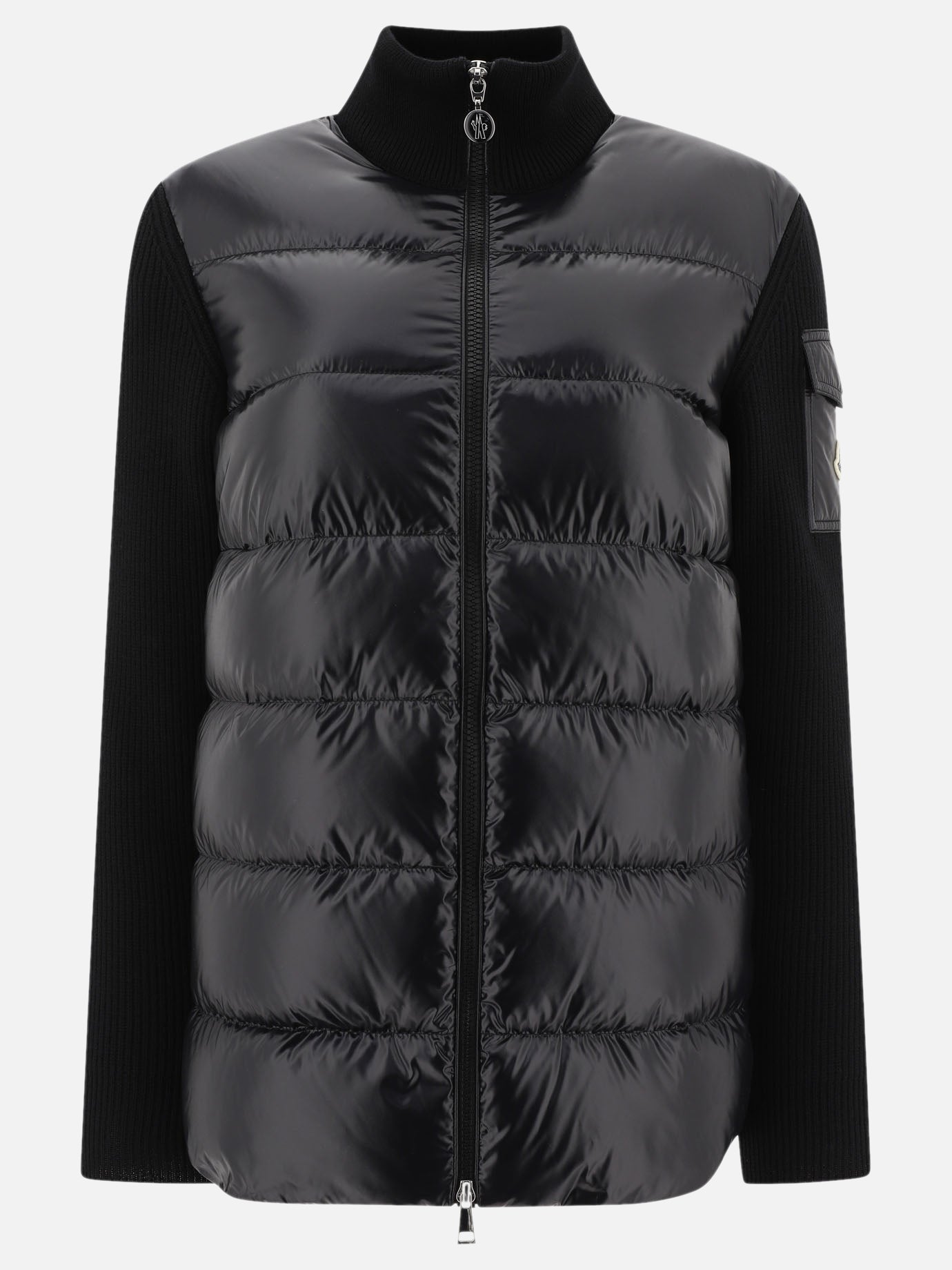 Down jackets Solid colour  Black - Moncler Women | PDP | VIETTI Online Store | Zoom-Modal
