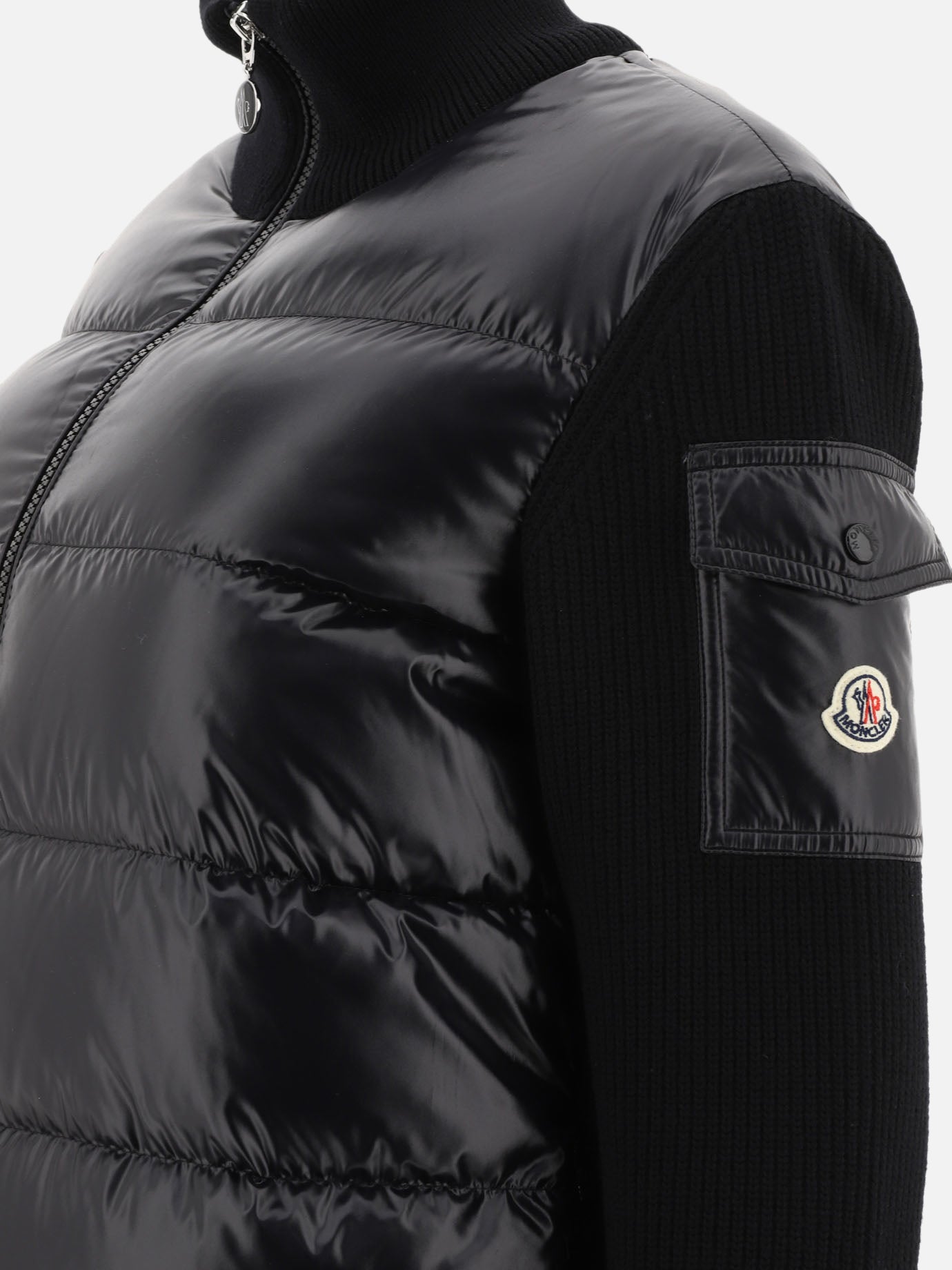 Down jackets Solid colour  Black - Moncler Women | PDP | VIETTI Online Store | Zoom-Modal_4
