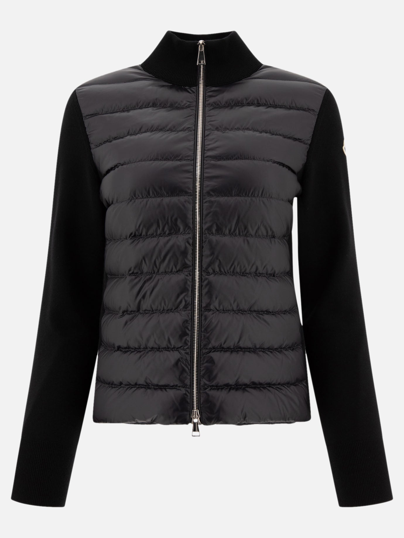 Down jackets Solid colour  Black - Moncler Women | PDP | VIETTI Online Store | Zoom-Modal
